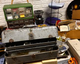 Got the keys on Monday Aug 5th. Here are pics of the initial walk through.  Great vintage items from every category! More pics coming daily as we start to unpack this huge sale! 