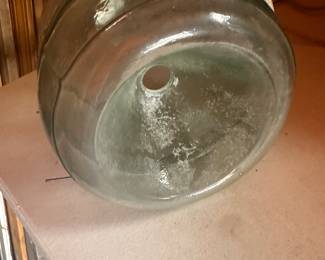 We also have a couple of vintage GLASS MINNOW TRAPS!