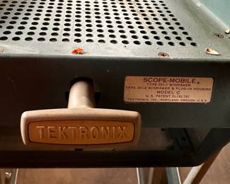 Have an electrical engineer in your life? We have a pair of oscilloscope carts  - Tektronix scope mobile model C!