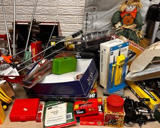 Got the keys on Monday Aug 5th. Here are pics of the initial walk through.  Great vintage items from every category! More pics coming daily as we start to unpack this huge sale! 