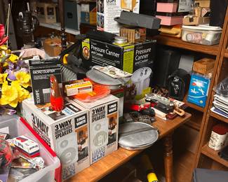 Got the keys on Monday Aug 5th. Here are pics of the initial walk through.  Great vintage items from every category! More pics coming daily as we start to unpack this huge sale! 