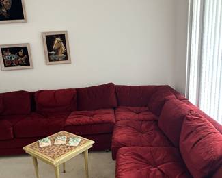 Mid century modern sectional couch