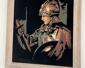 Oil painting on velvet