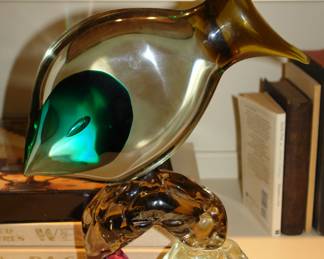 Glass sculpture of Angel fish