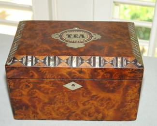 Antique tea caddy/box