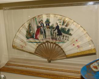 19th Century hand-painted fans