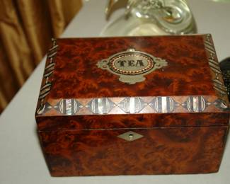 Antique tea box