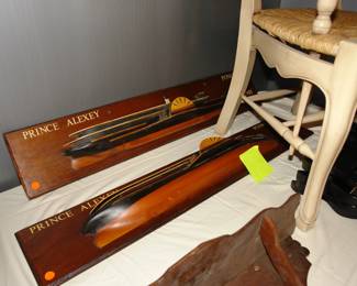 Patrick Alexey half hull wood model