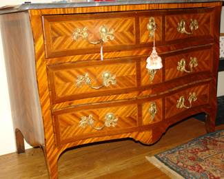 Antique Louis XV Ormolu Mounted Kingswood Commode