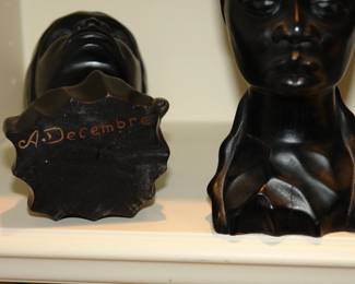 Artist signed sculptures 