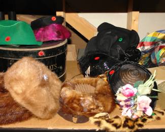 Vintage hats - fur hats 