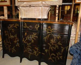 Painted Indonesian style buffet