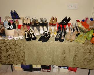 Woman shoes by Ferragamo, Stuart Weitzman, Bruno Magli, Dolce & Gabbana, Marc Jacobs