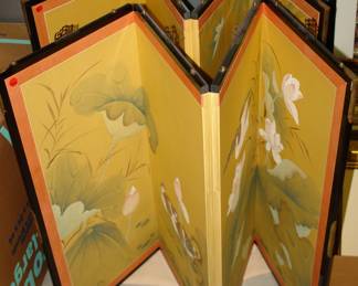 Chinese hand-painted screens
