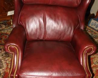 Leather armchair