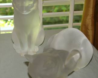 Glass cats
