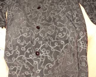 Stylish leather coat