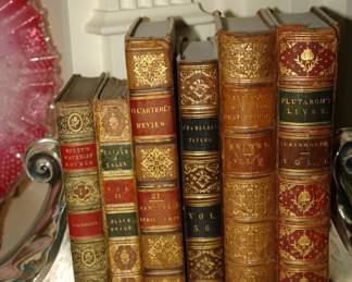 Antiquarian leather-bound books