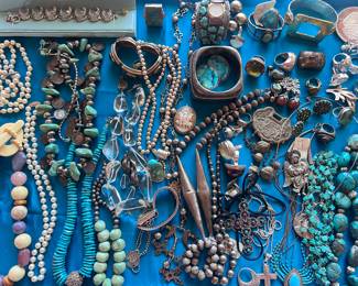Tons of sterling and turquoise too