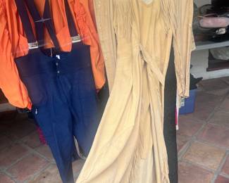 GORGEOUS LONG SUEDE DRESS WITH FRINGE - GET IT FOR STAGECOACH NEXT YEAR!