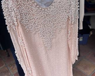 INSANE BEADED EVENING DRESS - JUST INCLUDE THE MARTINI!