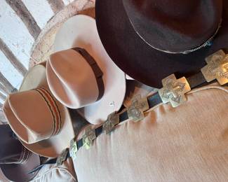 WESTERN HATS - MADE IN LA AND NHOW ABOUT THAT BELT?