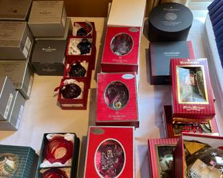 Waterford Christmas ornaments