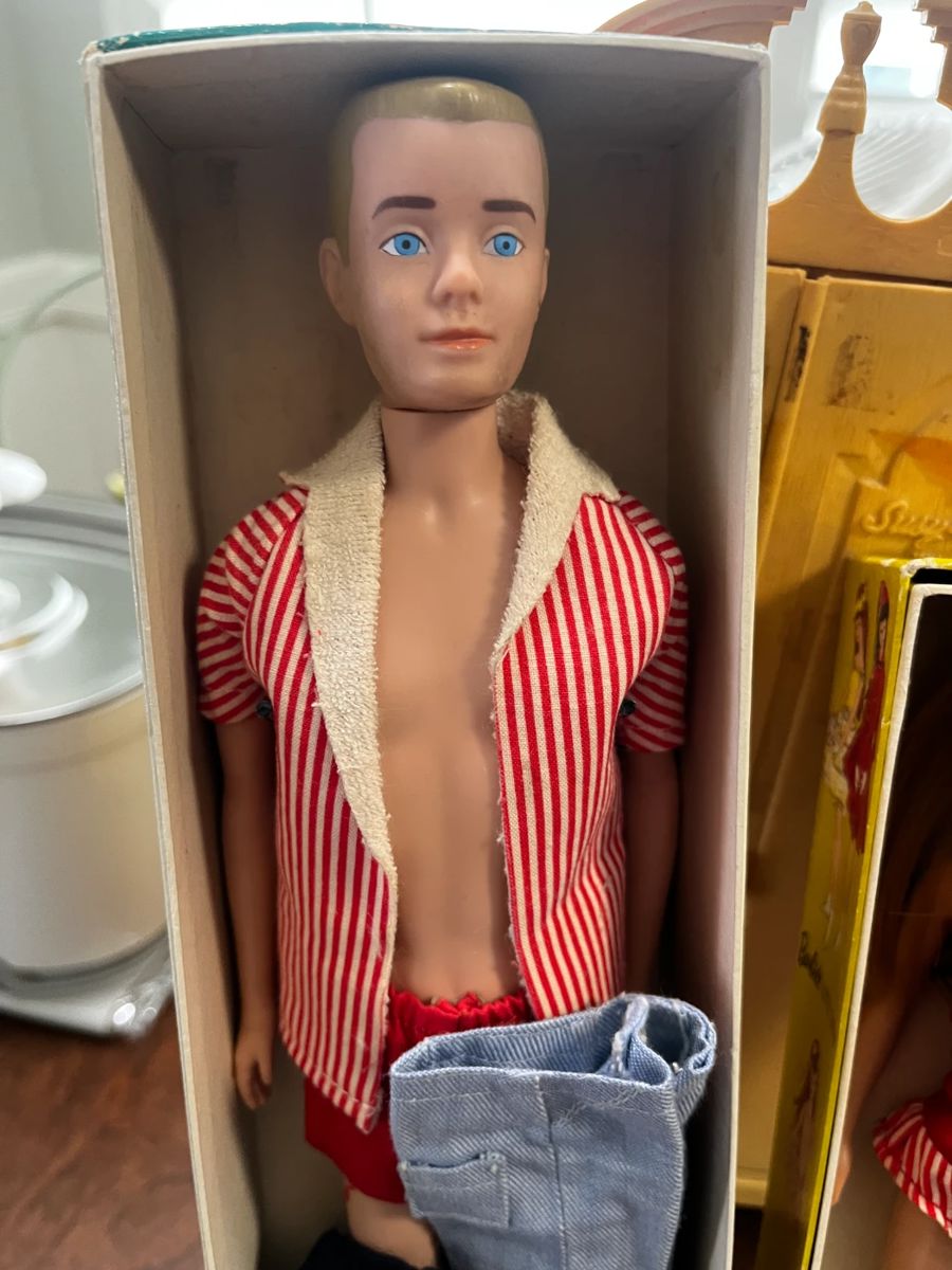 Original early 1960s Ken doll with original outfit in near-mint box!!! 