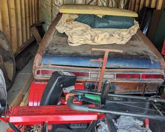 1970 AMX- Does not run. Engine out in pieces, project car. Comes with lots of parts. 