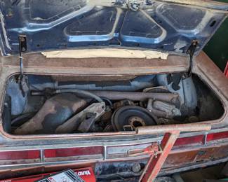 1970 AMX- Does not run. Engine out in pieces, project car. Comes with lots of parts. 