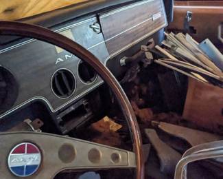 1970 AMX- Does not run. Engine out in pieces, project car. Comes with lots of parts. 