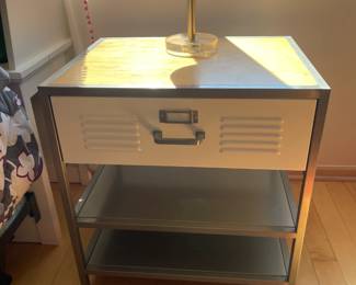 Pottery Barn locker Nightstand $80