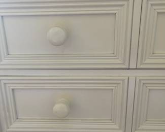 Lexington white dresser 36"x19"x49" $200