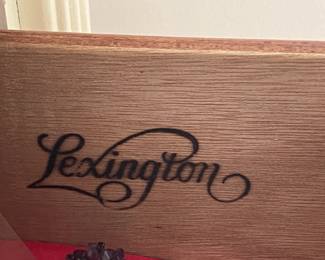 Lexington white dresser 36"x19"x49" $200