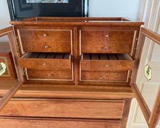 Beautiful Trinidad cigar humidor 26"x12"x15"