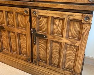 Stanley furniture china cabinet 72" wide, 17" deep 79" tall $250