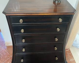 Wooden black chest $300