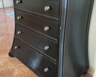 Wooden black chest $300