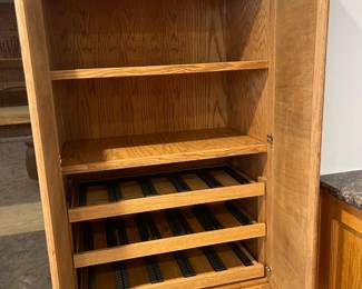 2 Entertainment storage cabinets 57"x 21"x 75" $200 each