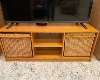 Storage cabinet with 2 wicker drawers  $80