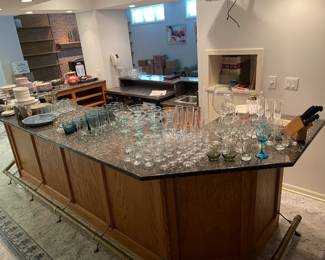 Wine glasses, plates, cups....