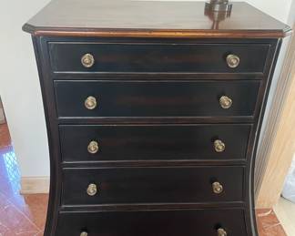 Wooden black chest $300