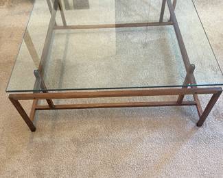 Mid Mod Danish Teak & Glass Coffee Table/Henning Norgard Design