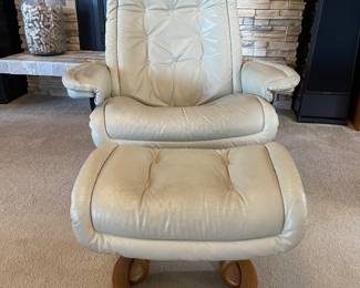 Ekornes Leather Chair