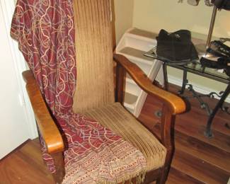 Antique early Morris recliner