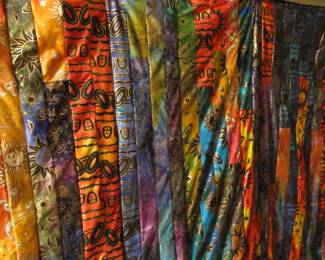 Hand-made quilted tapestry is beautiful, and colorful and would add an amazing statement to any room.