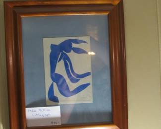 1952 "Matisse" lithograph