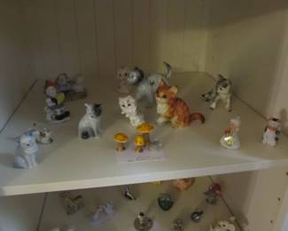Cute cat figurines