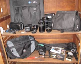 Great camera equipment and lenses