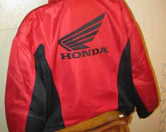 Men's motorcycle jacket. well-made and padded.